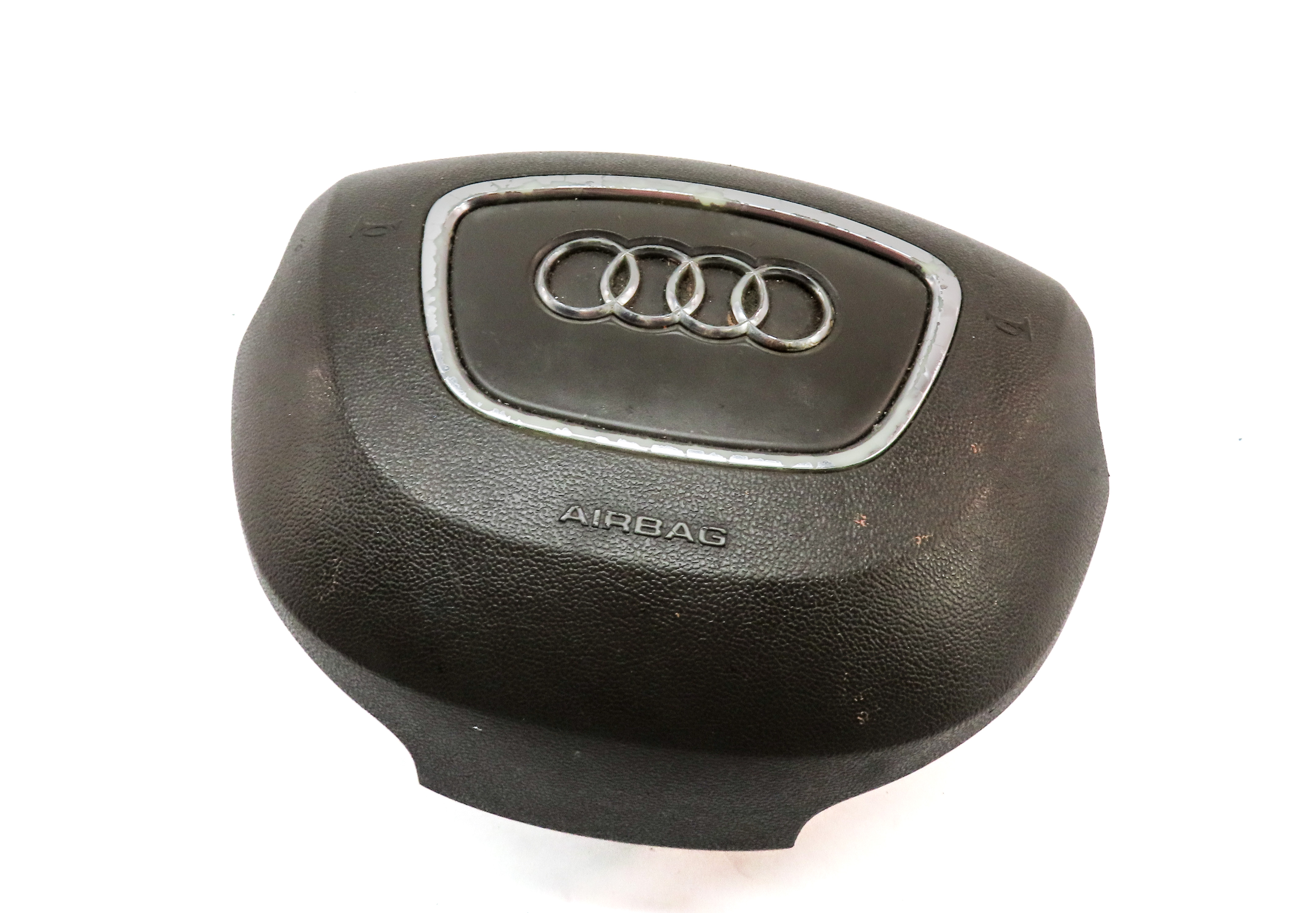 13-17 AUDI Q5 SQ5 (B8 8R) DRIVER STEERING WHEEL AIRBAG AIR BAG (PISTACHIO BEIGE) — exact item pictured